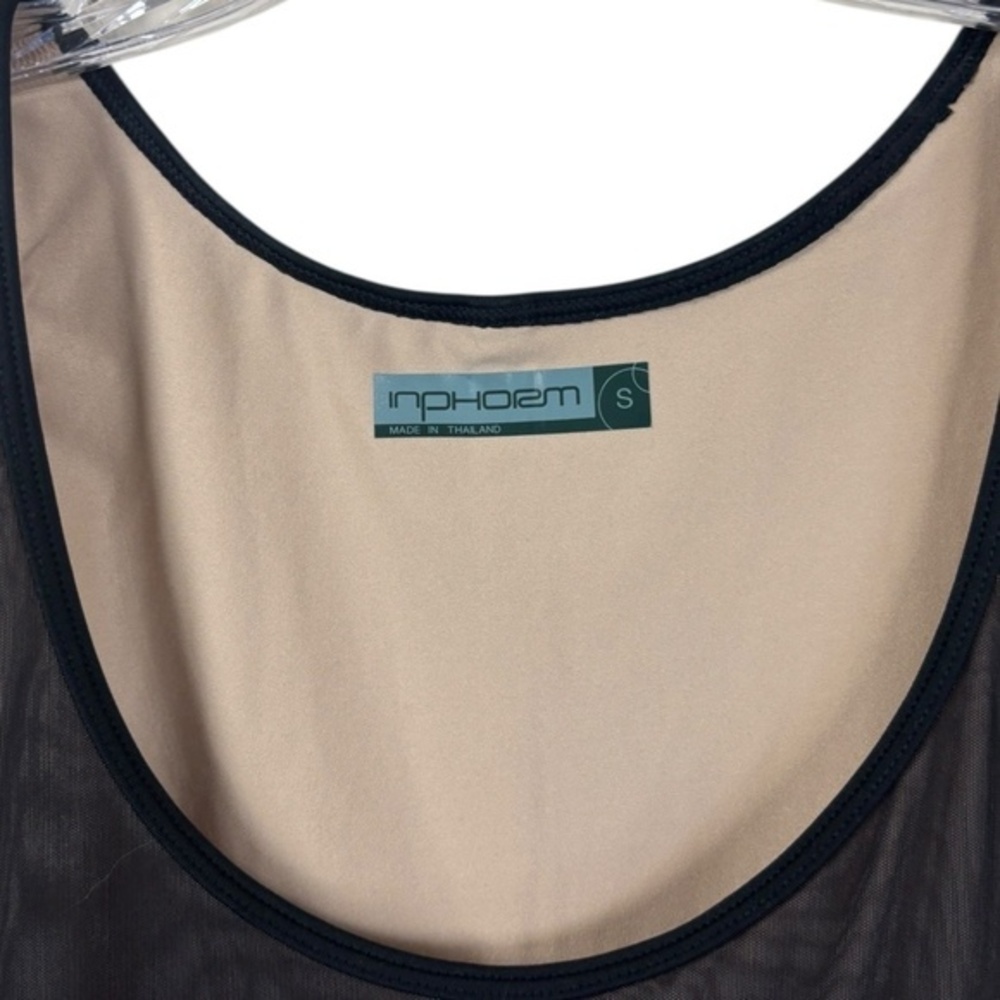 Inphorm Womens Mesh Panel Tank Top size S Bundle Black & White Athletic Tennis - Picture 7 of 7